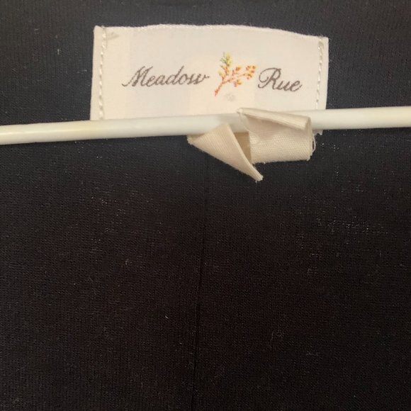 Anthropologie Meadow Rue V Neck Stetchy Dress with Drapey Front and Back Detail - Picture 7 of 7